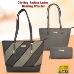 City Bag Fashion  High Quality Candy Handbag 3 Pice Set For Women, PC685